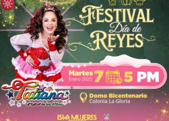 Celebrará Atenea Gómez en grande el Día de Reyes con festivales en Isla Mujeres