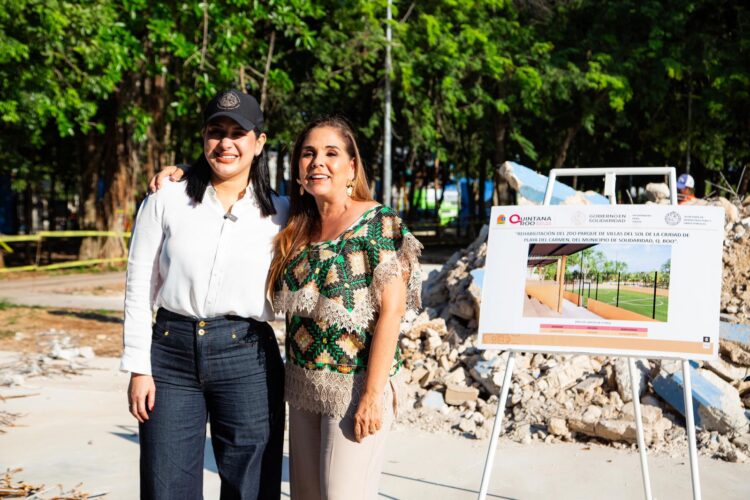 Inician Mara Lezama y Estefanía Mercado inversión histórica en obra pública para Playa del Carmen