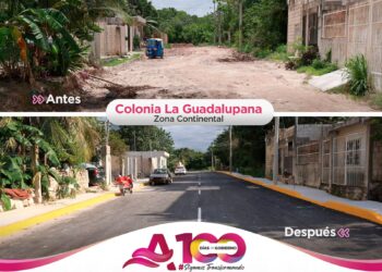 Transforma Atenea Gómez calidad de vida de familias de colonia La Guadalupana en Ciudad Mujeres