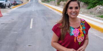 Mara Lezama inaugura camino de acceso a unidad deportiva Luis Donaldo Colosio en Benito Juárez