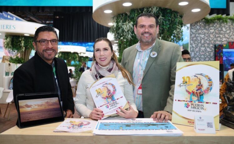 Consolida Atenea Gómez la promoción de Isla Mujeres en FITUR 2025