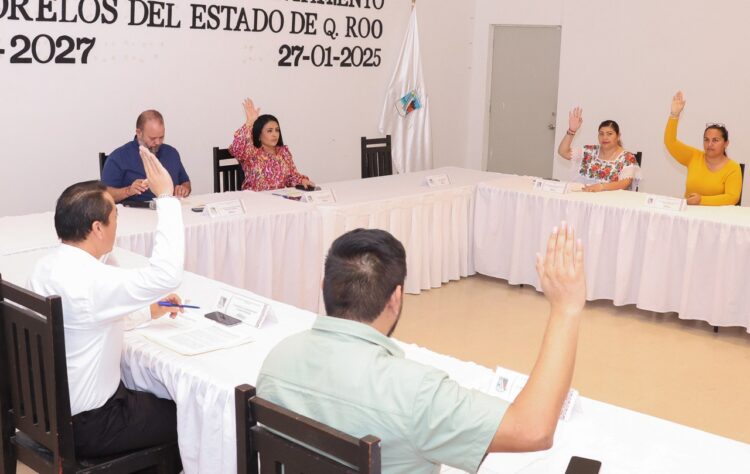 Cabildo de Puerto Morelos aprueba a personas que conformarán el Consejo Ciudadano de Planeación Municipal 2024 – 2027