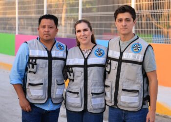 Supervisa Atenea Gómez avances del nuevo parque de colonia La Guadalupana en Zona Continental