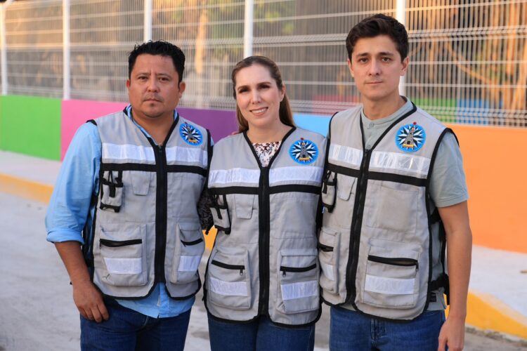 Supervisa Atenea Gómez avances del nuevo parque de colonia La Guadalupana en Zona Continental