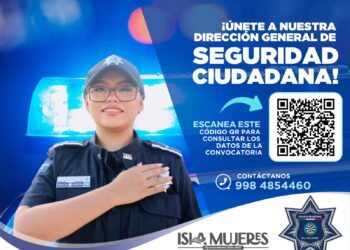Emite gobierno de Isla Mujeres convocatoria para integrarse a la Dirección General de Seguridad Ciudadana