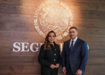 Mara Lezama y Omar García Harfuch fortalecen estrategia para Construcción de Paz en Quintana Roo