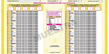 INE concluye diseño de boletas para elección judicial