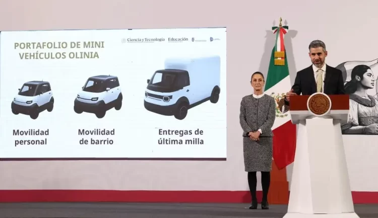 Presentan proyecto de auto eléctrico ‘Olinia’