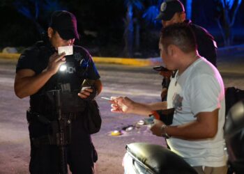 Continua Gobierno Municipal con Operativos de Seguridad Ciudadana en Isla Mujeres