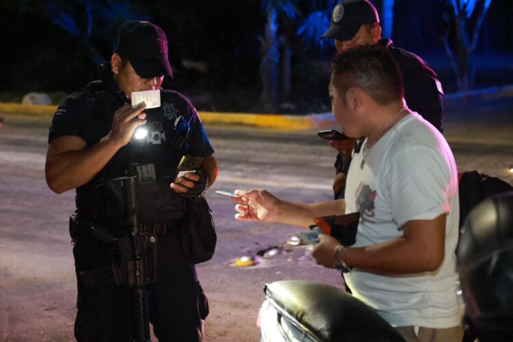 Continua Gobierno Municipal con Operativos de Seguridad Ciudadana en Isla Mujeres