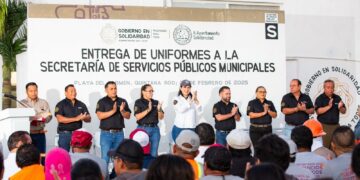 La Secretaría de Servicios Públicos hace brillar a Playa del Carmen: Estefanía Mercado