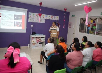 Refuerza Gobierno de Isla Mujeres la seguridad en Cendi Arrecifes con curso de primeros auxilios