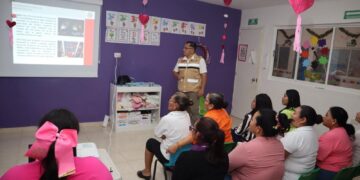 Refuerza Gobierno de Isla Mujeres la seguridad en Cendi Arrecifes con curso de primeros auxilios