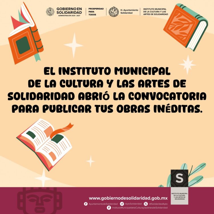 IMCAS reitera invitación a escritores locales para publicar obras inéditas a través del Fondo Editorial 2025