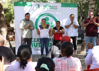 Encabeza Blanca Merari jornada de atención ciudadana en la zona Agrícola de Puerto Morelos 