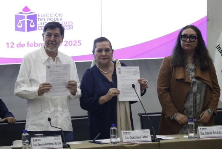 INE recibe la lista para la elección de juzgadores