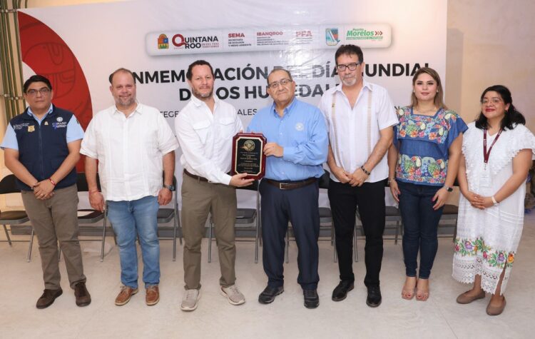 Puerto Morelos, sede de la conmemoración del "Día de los Humedales"