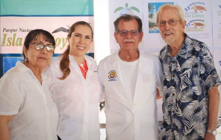 Celebra Atenea Gómez el 27 Aniversario del Parque Nacional Isla Contoy