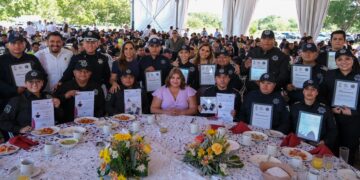Mara Lezama reconoce mérito policial y refuerza compromiso por la seguridad en Quintana Roo