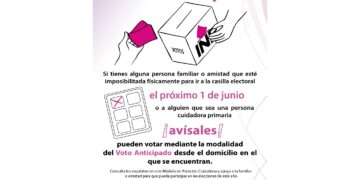 Habrá voto anticipado en Elección Federal del Poder Judicial: INE Quintana Roo