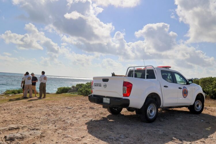 Refuerza gobierno de Isla Mujeres monitoreos y recorridos de Protección Civil