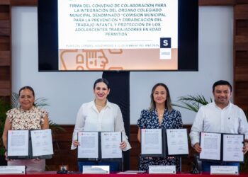 Suma Playa del Carmen esfuerzos con el Estado para combatir y erradicar el trabajo infantil