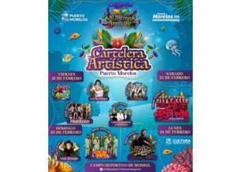 Listo el programa artístico del Carnaval de Puerto Morelos