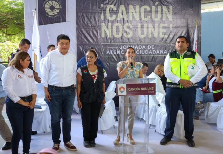 Ana Paty Peralta anuncia proyecto para reencarpetamiento de Av. Bonampak