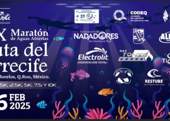 Recibe Puerto Morelos este fin de semana al XX Maratón de Aguas Abiertas