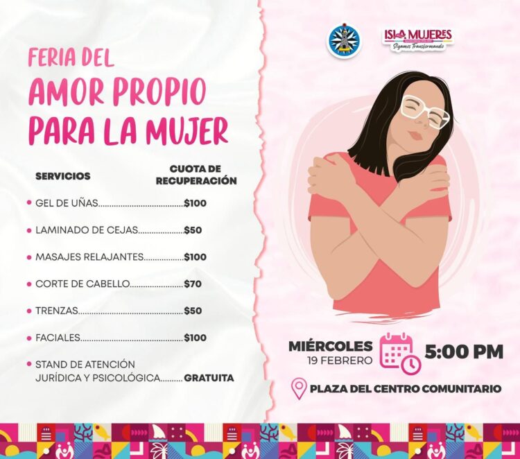 Impulsa gobierno de Isla Mujeres emprendimiento y bienestar de mujeres con la Feria del Amor Propio