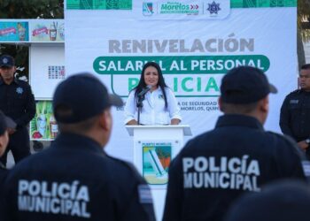 Anuncia Blanca Merari renivelación salarial para personal policial de seguridad ciudadana