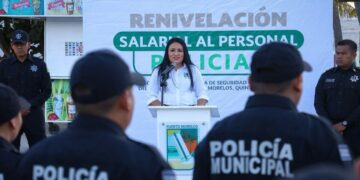 Anuncia Blanca Merari renivelación salarial para personal policial de seguridad ciudadana