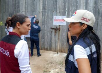 Supervisa Ana Paty Peralta clausura de desarrollo irregular en Cancún