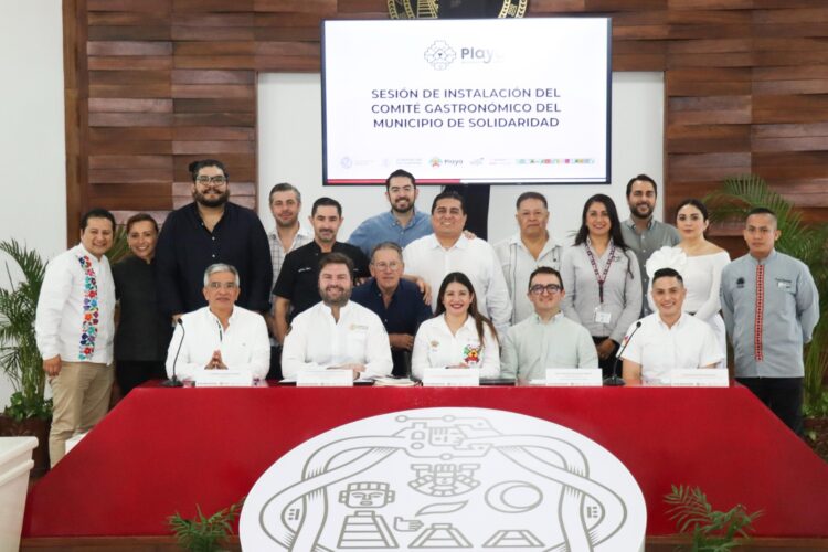 Instalan en Solidaridad el Comité Gastronómico Municipal 2024-2027