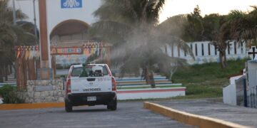 Redoblan acciones de nebulización para combatir el dengue en Isla Mujeres