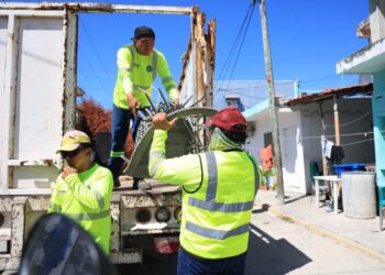 Retiran de calles de Isla Mujeres 5.5 toneladas de basura con Programa Permanente de Descacharrización