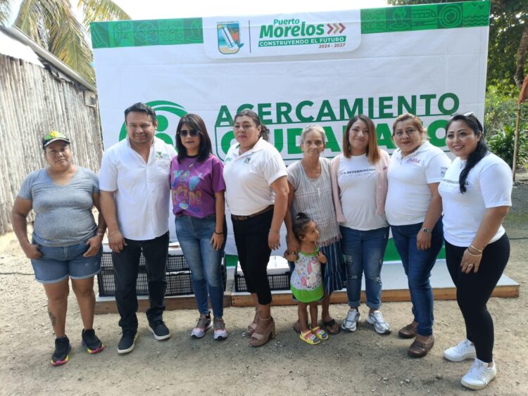 Llevan programa de Acercamiento Ciudadano a la Zona Agrícola de Puerto Morelos