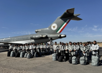 Elementos de la GN llegan a Ciudad Juárez y Sonora para vigilar la frontera