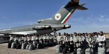 Elementos de la GN llegan a Ciudad Juárez y Sonora para vigilar la frontera