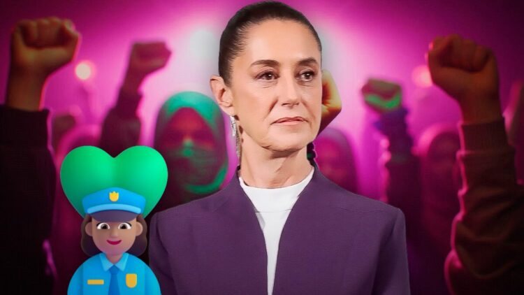 Pide Claudia Sheinbaum proteger a mujeres policías ante marcha feminista del 8 de marzo en CDMX