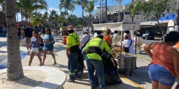 Servicio de recolección de basura se mantiene operando al 100% durante el Carnaval en Isla Mujeres