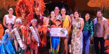 Isla Mujeres cierra con éxito el Carnaval “Los elementos del Caribe” 2025