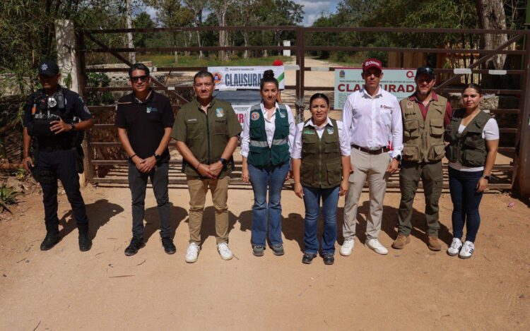Autoridades municipales y de medio ambiente clausuran  dos desarrollos inmobiliarios irregulares
