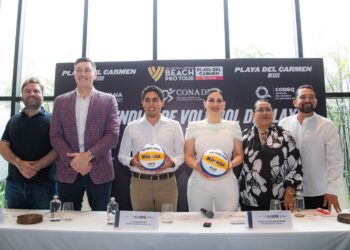 Playa del Carmen, epicentro mundial del voleibol de playa con el Beach Pro Tour Elite 16, comenta Estefanía Mercado