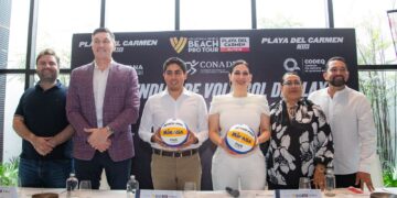 Playa del Carmen, epicentro mundial del voleibol de playa con el Beach Pro Tour Elite 16, comenta Estefanía Mercado
