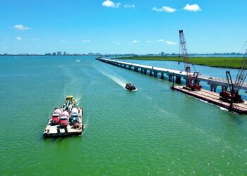 Anuncia Mara Lezama 74.60% de avance físico en el puente vehicular Nichupté