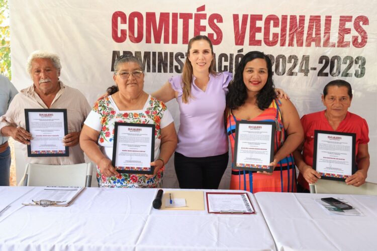 Atenea Gómez Ricalde fortalece la participación ciudadana en Zona Continental con la instalación del Comité Vecinal de la Colonia El Centauro