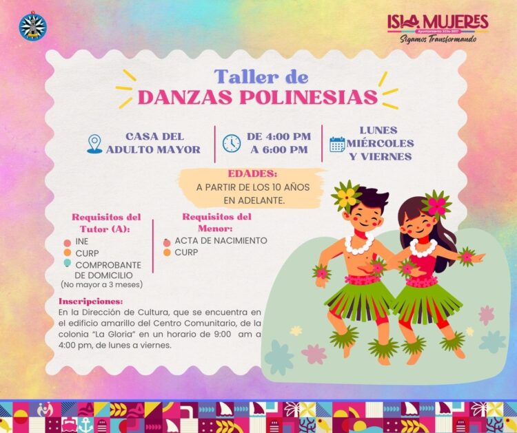 Gobierno Municipal invita a las niñas y niños a participar en talleres culturales