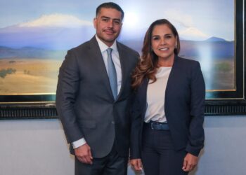 Revisa Mara Lezama coordinación, estrategia y avances de seguridad en Quintana Roo con Omar García Harfuch