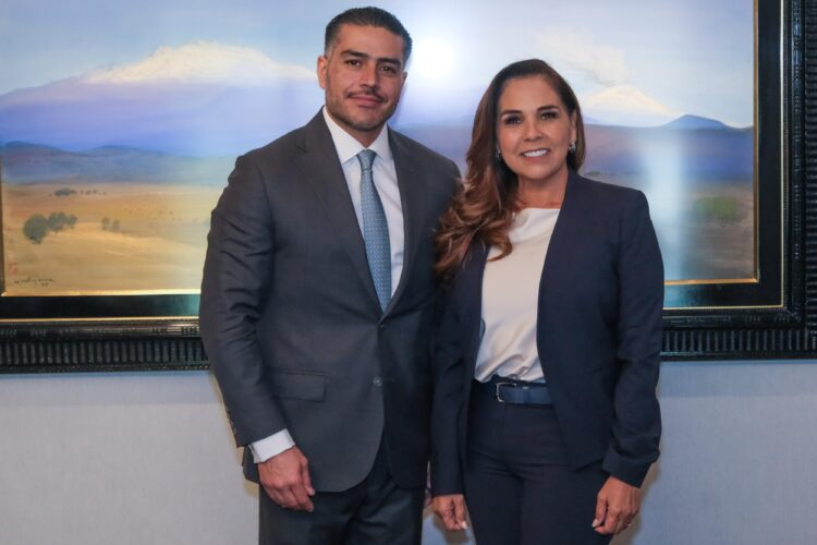 Revisa Mara Lezama coordinación, estrategia y avances de seguridad en Quintana Roo con Omar García Harfuch